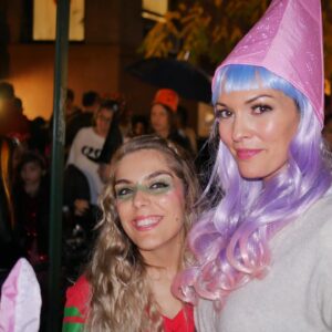 Alana de la Garza Instagram - Happy Halloween you all!!! Tonight let’s be grateful for each other and the time we have together.❤️ Nice night with my family. Even met a complete stranger with a matching costume. #Unicorn #halloween