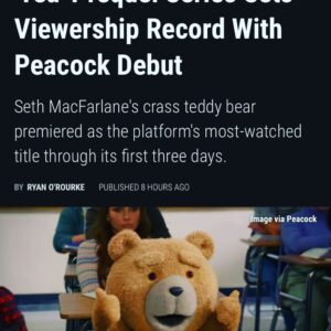 Alanna Ubach Instagram - Proud as punch! Check out Ted on Peacock! 🦚 @peacock 🐻🧸