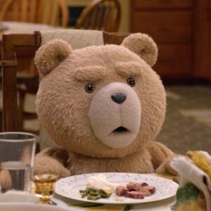 Alanna Ubach Instagram - Your favorite bear! Making his first appearance mañana!!! @peacock @universal @macfarlaneseth @scottchristophergrimes @giorgia_whigham @fat_kookaburra