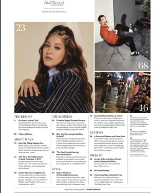 Alaqua Cox Instagram - Thanks @hollywoodreporter for the sweet feature!🍒
Photographer: @shelbygoldstein 
M/U: @tobyfleischman 
Hair: @brianfisherhair 
Styling: @kevinmichaelericson