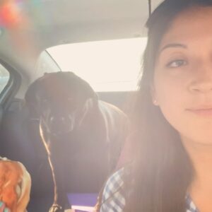Alaqua Cox Instagram - My heart is absolutely broken to let you know that our Minnie went to doggy heaven last night. We made the really hard decision to put Minnie to rest. She fought hard to stay with us, but we just didn't want her to suffer.
She loved camping, swimming, and traveling(she‘s been to 16 states). Minnie my love, thank you for bringing SO much joy into my life in the past 5.5 years. I know you’re running around in doggy heaven chasing squirrels. You’ll forever be missed💕 We love you so so much baby girl🌈💖💔