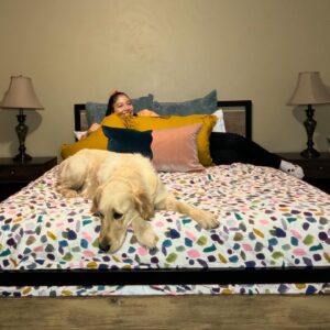 Alaqua Cox Instagram - You know you’re grown when you get excited for  new bed sets for the guest room😜 Thank you @easternaccents