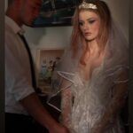 Alena Savostikova Instagram - ʜᴀᴘᴘɪʟʏ ɴᴇᴠᴇʀ ᴀꜰᴛᴇʀ 👰🏼‍♀️🪡 ᴘᴀʀᴛ ɪ ꜰʀᴏᴍ ᴇᴅɪᴛᴏʀɪᴀʟ ʙʏ @eddiebrakha 50-50 ᴡɪᴛʜ @narley28 ꜱᴛʏʟɪɴɢ ʙʏ @be_akcouture