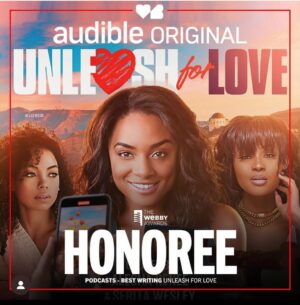 Alesha Renee Instagram - thank you to our partners at SBH… I salute my partner  @seritawes for pushing her pen and taking our collective dating pain and making it beautiful. thank you @thewebbyawards for acknowledging our work .God mentioning your name in rooms your feet haven’t entered into yet is the real flex 🙌🏽
