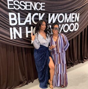 Alesha Renee Instagram - with one of the best to ever do it in a room filled with amazing women ! @msrikki #essence #essenceblackwomeninhollywood
