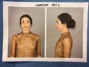 Alessandra Ferri Instagram - Make up test 💫💫💫 WoolfWorks  @royaloperahouse