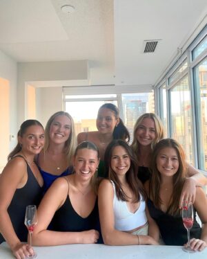 Alex Hook Instagram - So much love for the girls and rotisserie chickens