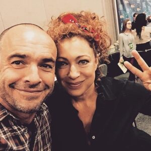 Alex Kingston Instagram - having tons fun in Salt Lake City with @paulblackthorne