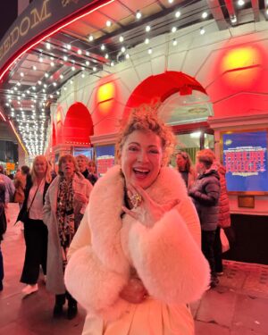 Alex Kingston Instagram - Had the most fab time at Moulin Rouge tonight!! How wonderful life is, come what may, it won’t be a bad romance….Go see it and live like tomorrow doesn’t exist!! xx