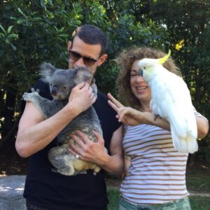 Alex Kingston Instagram - Happy birthday Matt, wherever you are. Love from me and the cockatoo xx