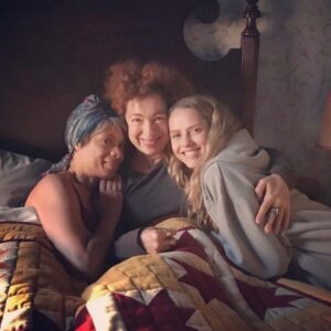 Alex Kingston Instagram - a few behind the scenes glimpses from the past three seasons…it’s been a joy and a pleasure working with this special creature family. Hope you all enjoy season three xx @adiscoveryofwitchestv @sundancenow