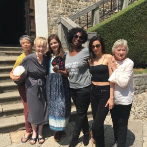 Alex Kingston Instagram - a few behind the scenes glimpses from the past three seasons…it’s been a joy and a pleasure working with this special creature family. Hope you all enjoy season three xx @adiscoveryofwitchestv @sundancenow