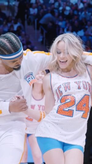 Alexa Blair Robertson Instagram - a party? at MSG? where I get to dance with @francoth3artist & do @iliajessicacastro moves??? I’m there🫶🏻