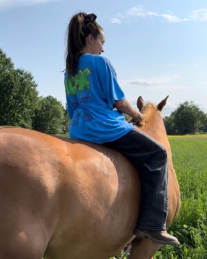 Alexandra Cosentino Instagram - #ᴘʜᴏᴛᴏᴅᴜᴍᴘ de pitous 🐴 
La dernière photo😅 jte jure j’me donne for real!!! ( le bleu man) 

Tank 🐴 le plus tannant des 3 bébés de 1350lbs ! 

#equestrainlife #ridingfreestyle #horseridersofinstagram