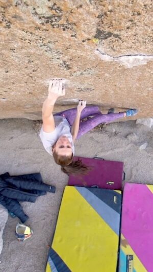Alexandra Johnson Instagram - A ten year battle! Alex Johnson vs. The Swarm (V13/14). A life-changing journey for @alexjohnson89. From our film Big Things to Come. Now available for rent on Reel Rock Unlimited, along with a selection of other films.