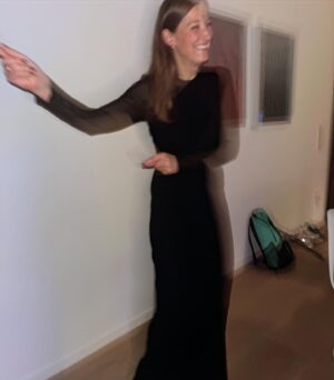 Alexandra Maria Lara Instagram - Before, during and after 🤍 thank you @berlinale for a great opening night and a moving first film #smallthingslikethese …and thank you @ungerfashion for the beautiful @ysl dress 🖤 looking forward to the next days in the #cinema 🤍 ..💄 @katharinademalotki ❣️ 📸 by my gorgeous husband & @gettyimages