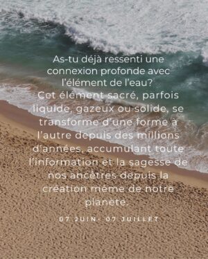 Alexandra Stellini Instagram - 💧À toutes les déesses qui vivent présentement une période de transformation profonde:

Les inscriptions du programme Les Eau.dacieuses sont officiellement ouvertes 🎉

Savais-tu que l’élément de l’eau possède sa propre intelligence et a le pouvoir de retenir l’information? 

Qu’est-ce que cela veut dire? 
Que tu peux l’utiliser pour te purifier, guérir, manifester et bien plus.

Je travaille depuis les dernières semaines sur un nouveau programme que j’ai mis sur pied dans le but de vous faire reconnecter à votre essence et votre énergie féminine afin de vous rapprocher de votre mission de vie. 

J’y ai mis tous mes apprentissages de la dernière année (incluant certaines notions apprises dans ma formation en Ayurvéda) qui vous aideront dans votre propre cheminement.

Nous travaillerons avec l’élément de l’eau puisqu’il possède de nombreux pouvoirs et surtout qu’il représente pour moi l’emblème du féminin sacré. 

Ce programme est pour toi si:

➳ Tu as envie de sortir de ta zone de confort et de relever des défis pour augmenter ta confiance en toi
➳ Tu ressens une énorme connexion avec l’eau et aimerais renforcer ta relation avec celle-ci en découvrant comme l’utiliser
➳ Tu as envie de reconnecter avec ta véritable essence et de reprendre ton pouvoir.
➳ Tu désires faire partie d’un cercle de femmes qui se supporteront durant 4 semaines.

➳ Tu aimerais augmenter les capacités de ton esprit à manifester tes rêves et objectifs.

 ➳ Tu es prête à t’engager sérieusement durant 4 semaines (les résultats dépendront de ton engagement, gotta be ready👊🏽) 

Les inscriptions sont officiellement ouvertes 🎉

Clique sur le lien dans ma bio pour débuter cette nouvelle aventure le 7 juin 2021 ! 🤍🦋