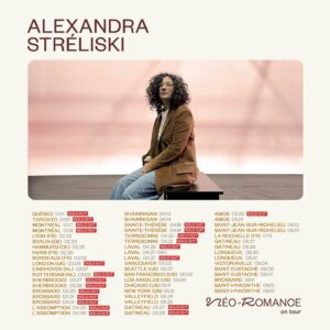 Alexandra Stréliski Instagram - 🥹 ✨ La tournée reprend et les billets s’envolent très (très) vite les amis ! ❤️ Tickets are flying my friends! Can’t wait to live these wonderful moments with you! 🤗 #neoromancetour 

Détails and info in link in bio ❤️