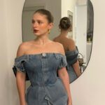 Alexandra Beaton Instagram - Congrats to my 🚬king @mariofugnitto on an amazing show, I love you and I love denim on denim. Last photo, best photo