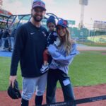 Alexandria DeBerry Instagram - checked 2 new stadiums off our list ⚾️ Fenway ✔️ Progressive field ✔️ love cheering on #46 if you couldn’t tell from the video in the last slide ❤️ @tylerbeede @cleguardians