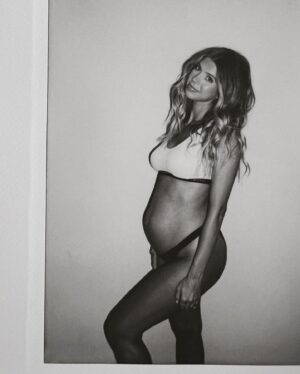 Alexandria DeBerry Instagram - I’m so thankful I’ve gotten to love on you an extra 2 weeks 👼🏽happy due date, my precious boy! what a privilege it was carrying you for 9 months,   now getting to hold you in my arms! the greatest love I’ll ever know 🫶🏼

#pregnancypolaroids #babybeede2022 #beauxdiesel #newborn #pregancyupdate #duedate #babyboy