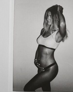 Alexandria DeBerry Instagram - I’m so thankful I’ve gotten to love on you an extra 2 weeks 👼🏽happy due date, my precious boy! what a privilege it was carrying you for 9 months,   now getting to hold you in my arms! the greatest love I’ll ever know 🫶🏼

#pregnancypolaroids #babybeede2022 #beauxdiesel #newborn #pregancyupdate #duedate #babyboy