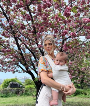 Alexandria DeBerry Instagram - one year ago 🌸 
church, cherry blossoms,   strolling the Meguro river with my boys. 

I remember being anxious to be living half way across the world with a 6 month old, in a foreign country where I don’t speak the language or know anyone… but it ended up being one of the most unbelievable experiences of our lives. 

this was our first week in Japan & Beaux’s 1st time in church.  Seeing people from all over coming together to worship God together in both English & Japanese was incredible   so so special. 

I had been disappointed that our trip had gotten pushed so we had missed peak cherry blossom season.. but after walking out of service that day, we found this beautiful area in full bloom, bursting pink! 
it felt like a little God smile telling me everything was going to work out just fine 🫶🏼

Trusting where God leads is always an adventure… my hope is to hand over my own plans   doubts & bravely follow wherever He guides! I’ll be sure to have my Google Translate app ready too, just in case 😜🌎💮