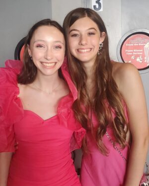 Alexis Arnold Instagram - I had a great afternoon with my friend @madeline__em now off to learn a script. Thanks for the invite! #friends #friendship #doll #dolls #teens #teenager #girls #pink #fun #friendship #girlsjustwannahavefun #dress #higheels #instagram