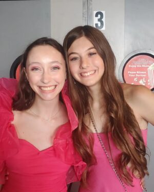 Alexis Arnold Instagram - I had a great afternoon with my friend @madeline__em now off to learn a script. Thanks for the invite! #friends #friendship #doll #dolls #teens #teenager #girls #pink #fun #friendship #girlsjustwannahavefun #dress #higheels #instagram