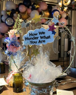 Ali Cobrin Instagram - My madre hosted the most special baby shower for me this past weekend at home in Chicago! She went above and beyond with balloons and center pieces and the most precious cake… all Twinkle Twinkle Little Star ⭐️ themed. It was so much fun, I feel so loved & I’m so excited for baby to join us this summer! Twinkle, twinkle little star, how we wonder what you are! 🥺🥰⭐️😭 
*
*
*
*
*
*
*
*
#pregnant #pregnancy #pregnantbelly #pregnantlife #pregnancyannouncement #pregnancyreveal #pregnancyjourney #pregnancyproblems #prego #pregobelly #pregoproblems #pregolife #babyshower #twinkletwinklelittlestar #summerbaby