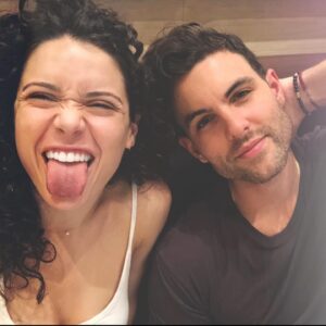 Ali Cobrin Instagram - This one. 🦁. Happiest day of BIRTH. TY @peg_resnick 🤰🏻! If you’ve ever been lucky enough to meet my husband you know he’s the most generous, loving, affectionate, patient, artistic, talented and gorgeous man alive. How lucky am I?!! Today is not about me, though. Today is all about celebrating the one and only @zakresnick - help me wish him all the best for this year to come and many, many more! 😘🎉🍾