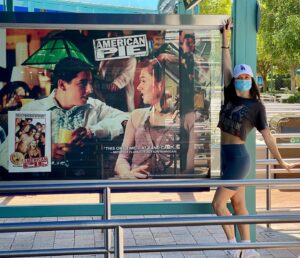 Ali Cobrin Instagram - Last week @unistudios visiting old friends on a billboard 🤸🏻‍♀️