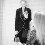 Ali Larter Instagram - ✨VB x FG✨This beautiful full moon night in Palm Beach, the dear friends, the killer suit and diamond danglers, and the wine made it all devilishly divine. Cheers to more Forever Gold moments! 🌕
