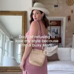 Ali Tate Cutler Instagram - Drop a YES 🙌 if you want to come with me on my 30 day adventure to keep self expression through style a priority Dress @peonyswimwear Shoes @tecovas Hat @maufrais.austin Bag @sezane Organic undies @pact