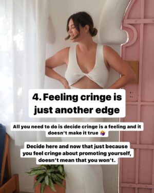 Ali Tate Cutler Instagram - Save this for the days you feel too cringe to show up ‼️

HOW TF ARE WE SUPPOSED TO FIND YOUR LIFE CHANGING WORK IF YOU DON’T PROMOTE YOURSELF 🤷‍♀️🗣️👀

You’re going to feel cringe… until you don’t.

I want to hear you YELL about your…
Solutions ✅
Thoughts that will change my own ✅
Soul led offerings ✅
Products that make me happy to open my wallet ✅

Comment SPEAK for your free throat chakra masterclass…