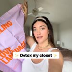 Ali Tate Cutler Instagram - I truly can’t believe it took me this long to treat clothes the same way I treat everything else. No toxic anything 🛑 My wardrobe is the last place I’ve been clearing and I was sooooo bummed to see some of my favorite pieces are almost entirely plastic. 95% of Americans are now showing PFAS and microplastics in their bloodstream. Not down with that. This is your sign to Detox your Closet with @mate_the_label (they make it easy with their send-back bag and $20 shopping credit) 💰