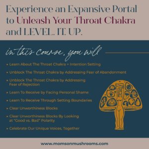 Ali Tate Cutler Instagram - We are proud to deliver an expansive, powerful exploration experience that will level you up to where your voice is clear, your worth is believed,
and you give yourself permission to stand behind the things you care about.

This Level 2 course is the visioning of @momsonmushroomsofficial founder Tracey Tee and world renowned model-turned self-expressed mama, @ali_tate_cutler.

🦚Did you know that 50% of American women self-censor and people-please due to fear of retribution & cancellation from others...including loved ones?

Magnetism means that you are naturally attracting the things in life that are most important to you
but you can’t be magnetic if you’re not showing life
who you really are.

This large-group course will ask you to work with an intentional microdosing practice as you explore how to peel back layers of fear, shame, guilt and unworthiness to release the best version of yourself:

a woman who is a #mother

a woman who is whole

a woman who doesn’t have to apologize

a woman who has a voice

a woman who remains curious

and a woman who can speak her truth with compassion and kindness

OUR FIRST GATHERING IS FEBRUARY 21ST

WE WILL MEET EVERY WEEK FOR 8 WEEKS ON ZOOM

YOU WILL BE CHALLENGED TO YOUR CORE

YOU WILL EMERGE FROM YOUR COCOON

YOU WILL UNLEASH YOUR THROAT CHAKRA 🦋

link in bio