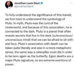 Ali Tate Cutler Instagram - The last time Pluto was in Aquarius was 1778-1798. The American Constitution was written then. Pluto symbolizes death, rebirth, transformations, evolution. Leave this message if it’s not for you, but if it does inspire you to leave behind the baggage of an inauthentic reputation… then good 👍