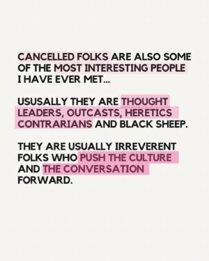 Ali Tate Cutler Instagram - CANCELLATION IS A MENTAL HEALTH ISSUE 💕

I have created these slides because a lot of my followers still don’t know the transition I’ve made from model to mentor…

In totally clear and unambiguous terms ⬇️

✅ I help women open and regulate their throat chakras to speak their truth, stop people pleasing and cultivate the I SAID WHAT I SAID energy 
✅ I help people who have experienced micro or macro cancellations recover and regain their shine
✅ I help clear the fear of cancellation happening in the future 
✅ I help women step into their authenticity chapter to make more money, call in aligned clients,
followers, friends and relationship in many industries

And here’s the thing… I know how painful cancellation can be and so FEW people are talking about this.

Because we are scared.
Because it’s heavy.
Because we don’t want to draw ire or unwanted attention to ourselves.

But people who have experienced micro or macro cancellation are hugely underserved and in desperate need of help.

This is a restorative justice issue. This is a community issue. This is a mental health issue.

I refuse to sleep on this topic anymore.

Drop a 🔥 if you’re feeling this