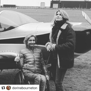 Alice Taglioni Instagram - J-5 tournage de #audessusdesnuages réalisé par #jeromecornuau @dorinebourneton #pilote#voltige #wonderwoman