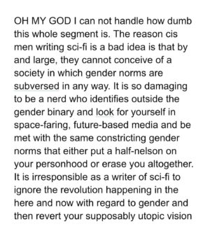 Alice Wetterlund Instagram - If you subscribe to my @patreon (link in bio) you can read the rest of this review. Highly recommend. 

If not, you can still do the bare mins and make sure you don’t vote for people who are trying to make a 1984 style fascist state. 

Happy #transvisibilityday everyone. Trans people: please know that your existence is absolutely key to a really rad future we can all enjoy. Exist joyfully, exist hard, exist wherever the fuck you want in whatever way you want. We need you. 🏳️‍⚧️❤️🏳️‍⚧️
