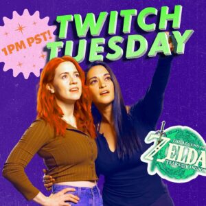 Alice Wetterlund Instagram - If you’re missing @residentalien please come by our twitch stream on Tuesday- twitch.tv/alicewetterlund @saratomko19 and I will be STARTING Zelda TOTK and we need help! ❤️