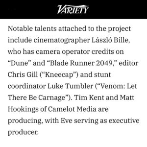 Alice Eve Instagram - @aliceeve @eddiehallwsm @dappersinstagram and @tomocoleman complete the cast of our movie The Awakening 👁🎥

The film began rolling camera’s this week at @pinewoodstudios in London.

Other cast include @therealstormare @mhookings @steven.berkoff @justin_tinto and #julianglover

Read the full article exclusively in @variety 

Stay tuned and follow @camelotfilms for more exclusive coverage.

Drop a comment on who you are most excited to see👇🏻💯👀