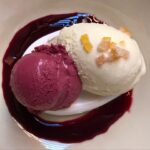 Alice Waters Instagram - I couldn't resist posting this because Chez pastry made two beautiful ice creams: Huckleberry and Meyer Lemon. If you want to get someone's attention try this combination. It worked for me when I was "talking the talk" about local regenerative organic food being our future. Everyone ate it and heard me!