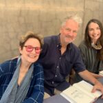 Alice Waters Instagram - Thank you dear Bob Carrau and Cristina Mueller for helping me write the book: I NEVER could have done it without you ! Here we are signing WE ARE WHAT WE EAT at the Chez Sunday Market! Varun, Alina, and Molly made it so beautiful . Thank you ! And thank you to Olive and Rosie( Cristina's kids) for painting me pictures while we signed. It was a beautiful afternoon seeing old friends and not having to be masked out there in the sun...