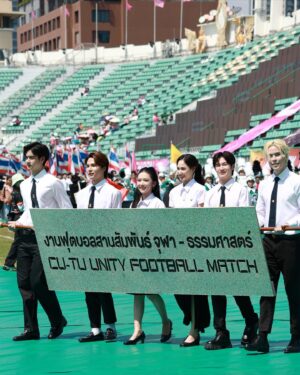 Alicha Sriprathak Instagram - ⚽️🩷

#TEAMCHULA #CUTUBall2024 #ฟุตบอลสานสัมพันธ์จุฬาธรรมศาสตร์