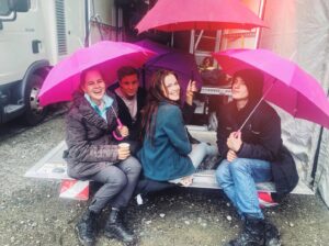 Alicia von Rittberg Instagram - Am Samstag alle vereint aufm ☂️! JUGEND OHNE GOTT
23.05. um 20.15Uhr auf @prosieben 
Vermissung:
@emilia.schuele @annamariamuehe @jannisniewoehner_official @jannik.schuemann @fahri_yardim #alaingsponer 
@diefilmgmbh @constantinfilm