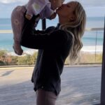 Alicia Banit Instagram - #ad Our first winter getaway so of course we had to refresh Isla’s wardrobe with warm winter clothes from none other than BIG W! So many adorable winter pieces that are so warm and don’t come with a hefty price tag. The trackies also have a drawcord and turn up cuff to allow for growth so we get more wear! Winning all round and LOOK HOW DARN CAUTE SHE IS! We love a matching tracksuit. @bigwaustralia #bigwaustralia #bigwbaby #dymples