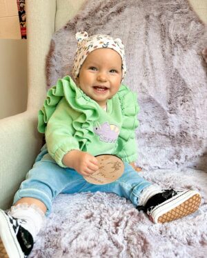 Alicia Banit Instagram - 10 months with our angel!

Plus 6 days woops. But Double digits! Time is flying and I want it to slow down but holy moly this age is fun! She’s discovering new things what feels like daily, she basically has conversations with us, I could swear she says no and she very clearly shows us she isn’t keen on something when she growls. Yes growls. Grrr. It’s hilarious. Her fav mode of transportation is diving headfirst to the floor and rolling, she absolutely wants to walk over crawl, she shakes her head for laughs and Eskimo kisses, clicks her tongue and revs her voice like a motorbike. The girl does not sit still, anything we touch she must also touch, she is SO inquisitive, the cheeky thing has started to climb out of her high chair and my gosh her squishy face smile is EVERYTHING! The squeals and throwing her hands up when she sees her grandparents melts my heart and man that ten month let’s cling to mum thing is REAL! But honestly, I’m cool with it 😍. Oh she’s also started dancing to music. We have a dancer ladies and gents. Lord help us 😂 (but also yay 😁)