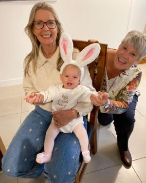 Alicia Banit Instagram - First Easter with our happy little bunny!
So grateful for the beautiful family we are surrounded with 😍
One Easter down, one to go 😁